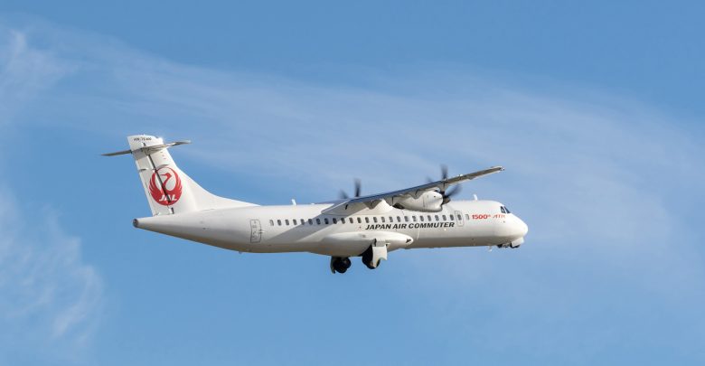 ATR 72-600 TERBANG DALAM WARNA KOMUTER UDARA JEPANG